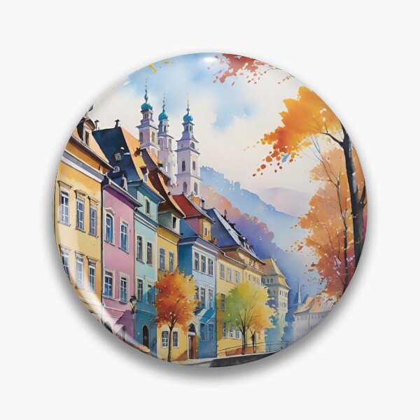 Item preview, Fernweh Deutsch German European Town An Ache for Distant Places Missing Places You have Never Been designed and sold by Sarcastic Narwhal.