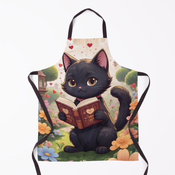 Item preview, Kitten reading a book designed and sold by M-Y-A-R-T-.