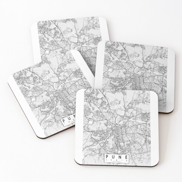 Item preview, Pune City Map of Maharashtra, India - Light designed and sold by deMAP.