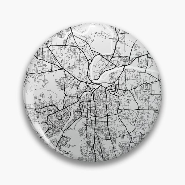 Item preview, Pune City Map of Maharashtra, India - Light designed and sold by deMAP.