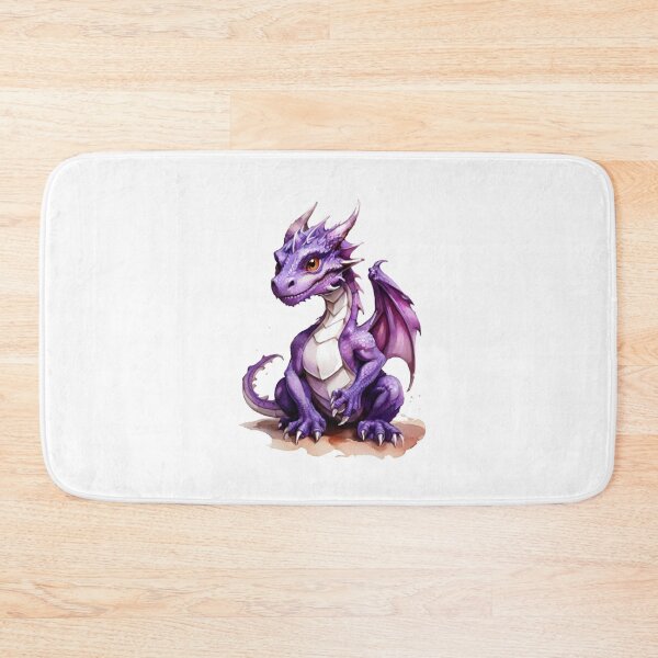 Item preview, a friendly purple dragon designed and sold by Rose Design & Photos.