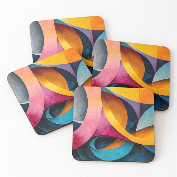 Item preview, colorful dynamic shapes designed and sold by ururuty.