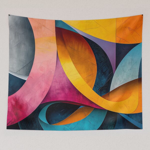 Item preview, colorful dynamic shapes designed and sold by ururuty.