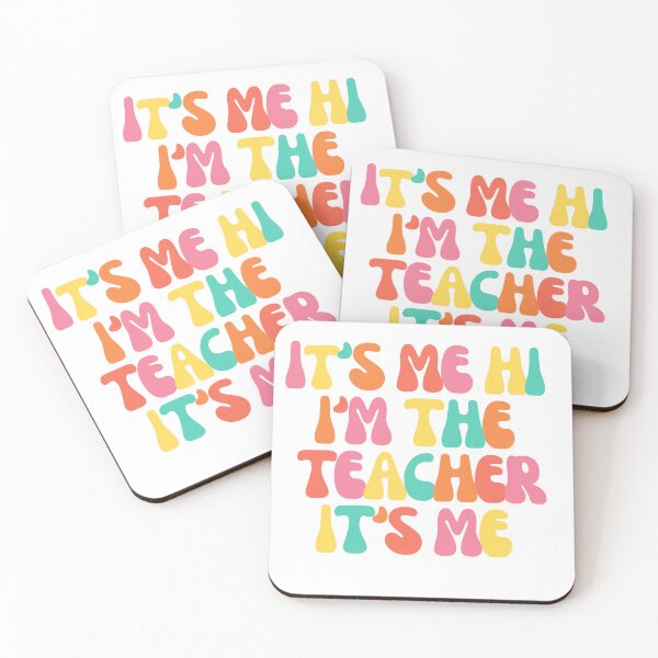 Item preview, It’s Me The Teacher It’s Me Tropical | Swiftie | Taylor Swift Fan | Pastel Teacher Gift | Groovy Sticker designed and sold by FireSisters.
