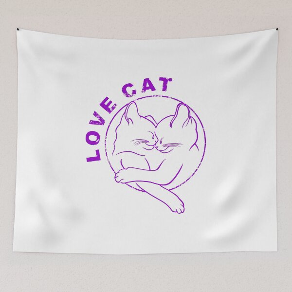 Item preview, Love Cat A Tale of Two Kitties designed and sold by snewen.