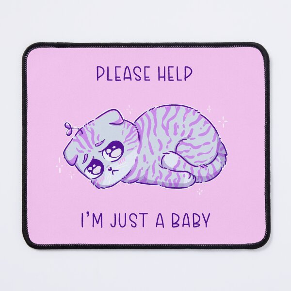 Item preview, I’m Just a Baby cat designed and sold by LenasScribbles.
