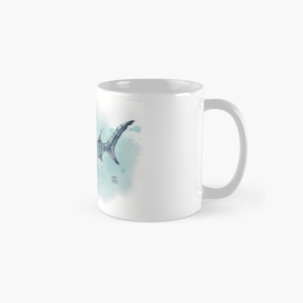 Watercolour Tiger Shark Classic Mug