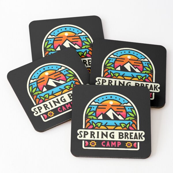 Item preview, Spring Break Camp designed and sold by Funny Vintage Stickers And T-Shirts.