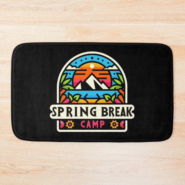Item preview, Spring Break Camp designed and sold by Funny Vintage Stickers And T-Shirts.