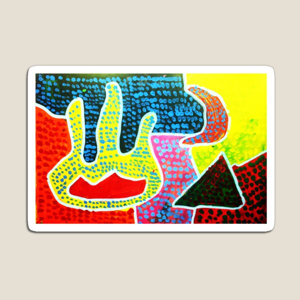 Aboriginal Art - Hand of Friendship Magnet