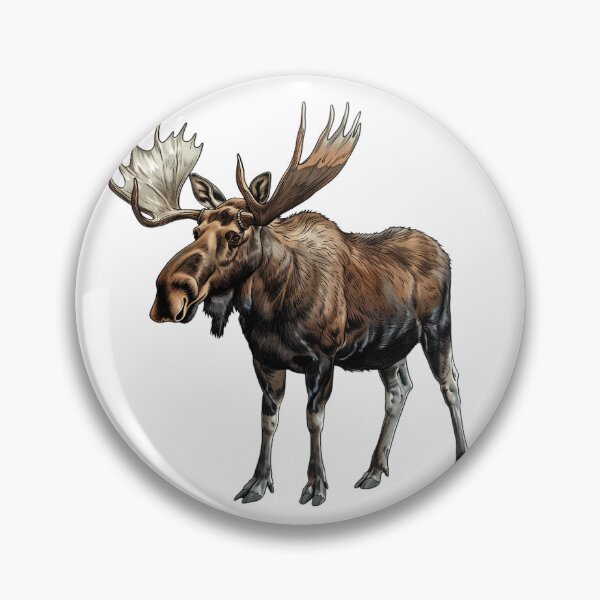 Item preview, Majestic Moose with Impressive Antlers designed and sold by NatureSyllabus.