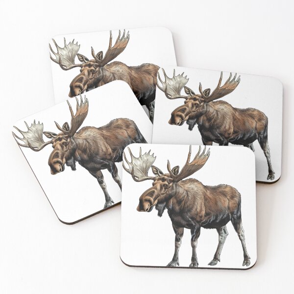 Item preview, Majestic Moose with Impressive Antlers designed and sold by NatureSyllabus.