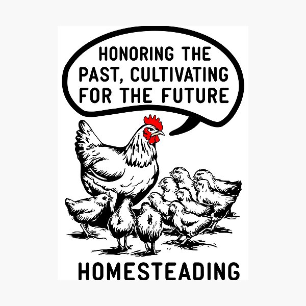 Item preview, Mother Hen with Chicks - Pastoral Farm Image designed and sold by VoyteksDesigns.