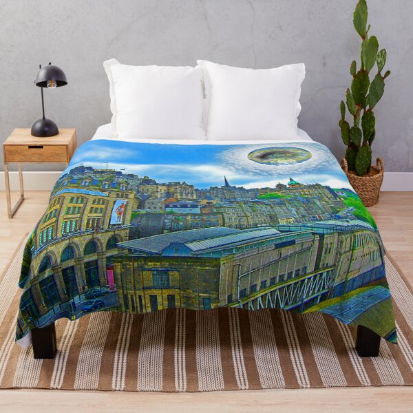 Item preview, EdinburghRailCloudsEyeBall-Blue designed and sold by Klaus Bremner (Autotelic Art).