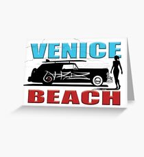Venice Beach Surf Buggy Greeting Card