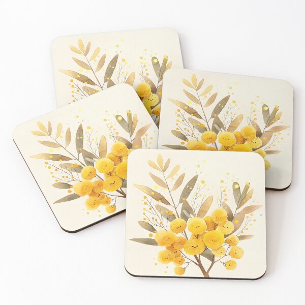 Item preview, wattle with happy smile  designed and sold by MilkyBerryShop.