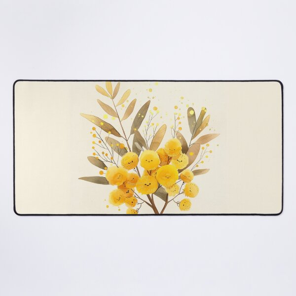 Item preview, wattle with happy smile designed and sold by MilkyBerryShop.