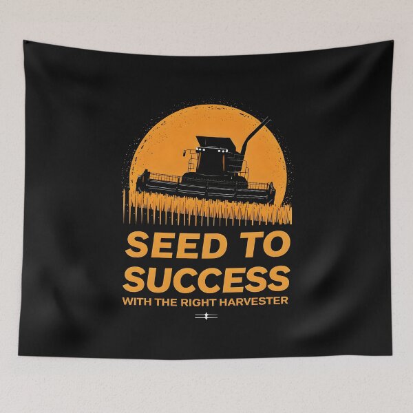 Item preview, Seed to Success Harvester Design designed and sold by VoyteksDesigns.