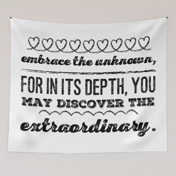 Item preview, Embrace the Extraordinary: Inspirational Adventure Quote Design designed and sold by Cute-Jory-Store.