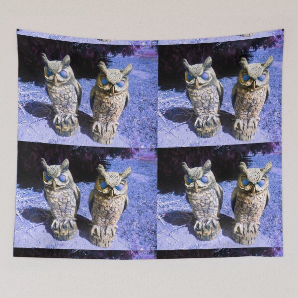 Item preview, owl friends blue 04/06/17 designed and sold by Shellaqua.