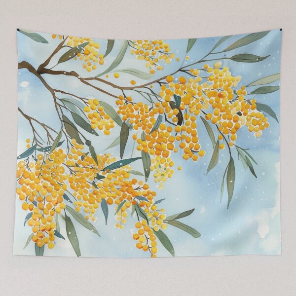 Item preview, wattle designed and sold by MilkyBerryShop.