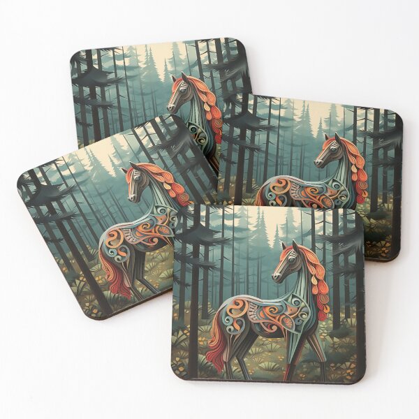 Item preview, Intricate Details of Dala Horse Art #1 designed and sold by Anuchartl.