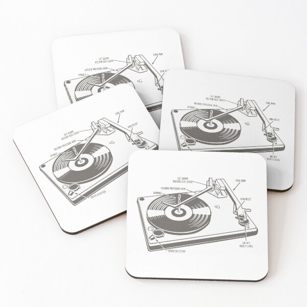 Item preview, old turntable designed and sold by DiscoKiss - Quality printing guaranteed..