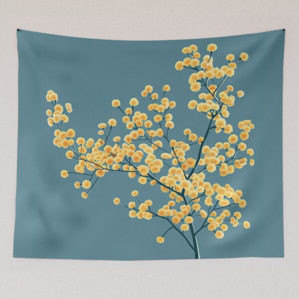 Item preview, gold wattle designed and sold by MilkyBerryShop.