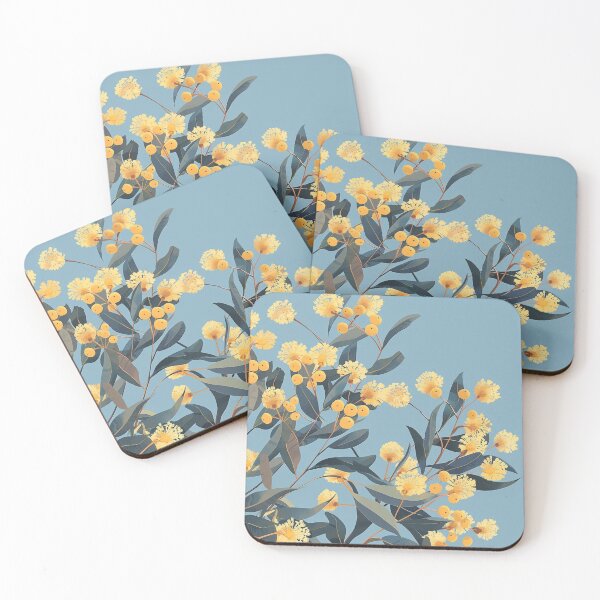Item preview, beautiful wattle designed and sold by MilkyBerryShop.