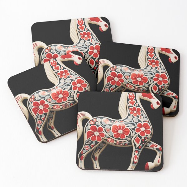 Item preview, Intricate Details of Dala Horse Art #3 designed and sold by Anuchartl.