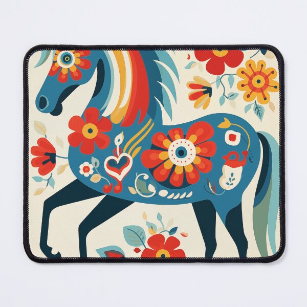 Item preview, Intricate Details of Dala Horse Art #4 designed and sold by Anuchartl.
