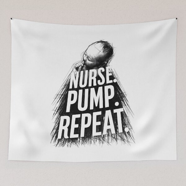 Item preview, Nursing Routine Illustration designed and sold by RuyaFab.