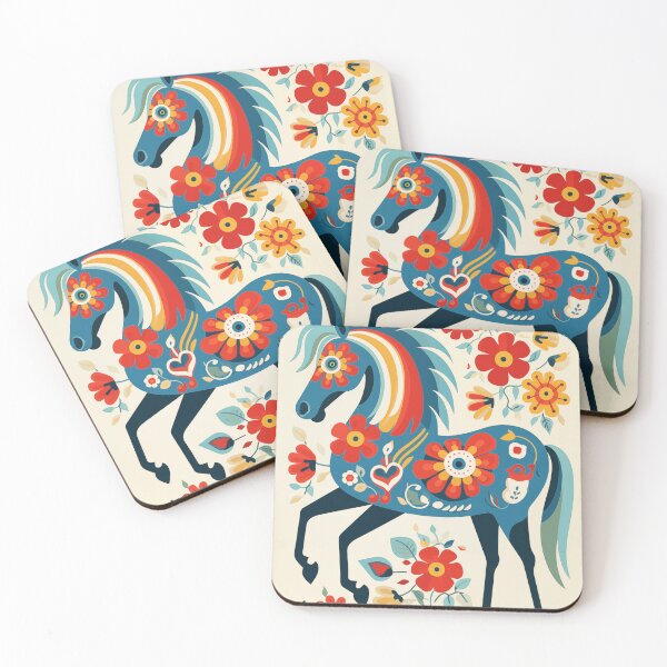 Item preview, Intricate Details of Dala Horse Art #4 designed and sold by Anuchartl.