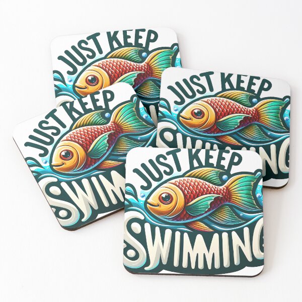 Item preview, Dive into Fitness: Just Keep Swimming! designed and sold by Purrformance.