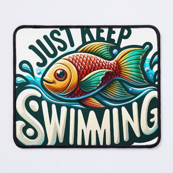 Item preview, Dive into Fitness: Just Keep Swimming! designed and sold by Purrformance.