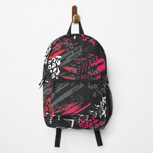Item preview, Patrón moderno de camuflaje negro rosa y rojo para deporte designed and sold by PatternHome.