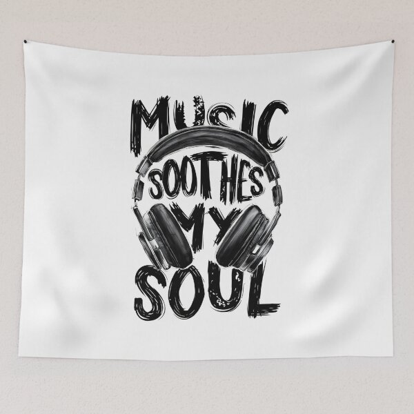 Item preview, Soulful Music Headphones Sketch designed and sold by RuyaFab.