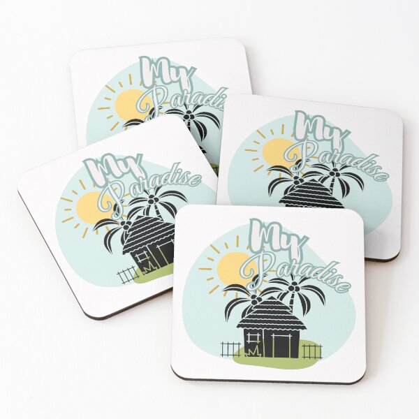 Item preview, My Paradise: Tranquil Oasis in Azure and Green designed and sold by SplashTastic.