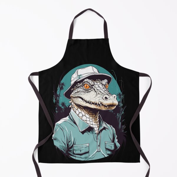 Item preview, Crocodile golfer golfer design designed and sold by LuminOrb.
