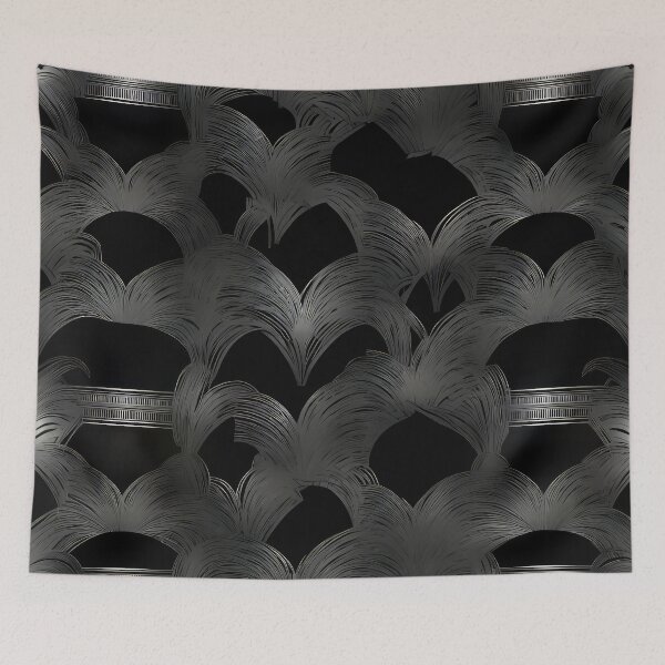 Item preview, silver art deco design 055 designed and sold by fleesphotos.