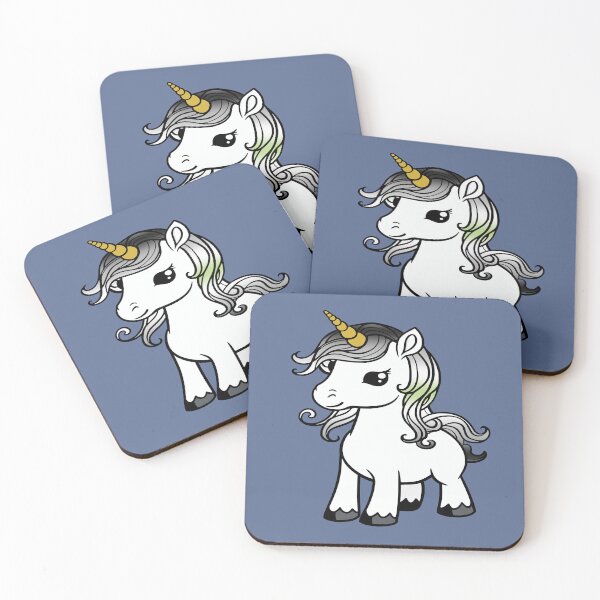 Item preview, Cute Agender Pride Flag Unicorn, Subtle Kawaii Agender Unicorn Design designed and sold by Travelslightly.