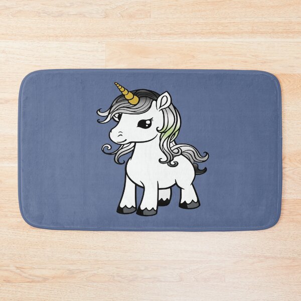 Item preview, Cute Agender Pride Flag Unicorn, Subtle Kawaii Agender Unicorn Design designed and sold by Travelslightly.