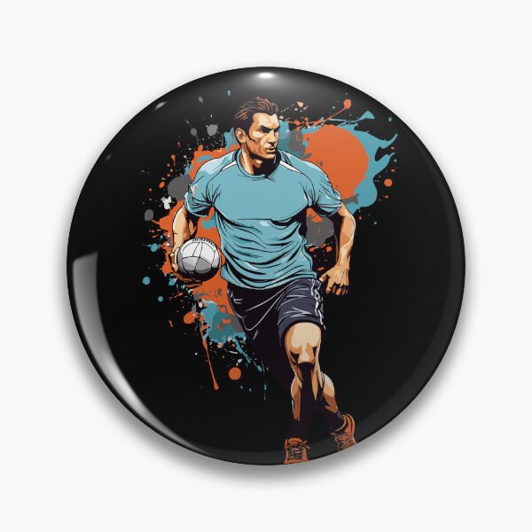 Item preview, Handball Player Streetwear Iconic Style designed and sold by LuminOrb.