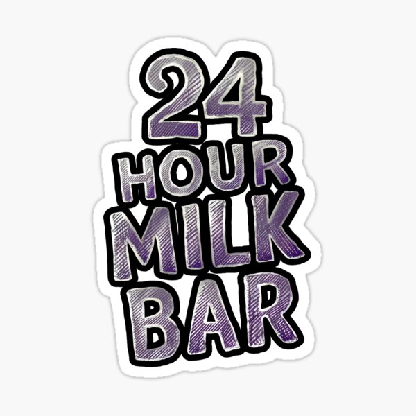 Item preview, 24 Hour Milk Bar Nursing Humor designed and sold by RuyaFab.