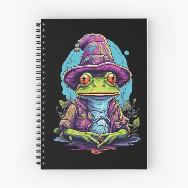 Item preview, Mystical Frog With Magic Hat designed and sold by LuminOrb.