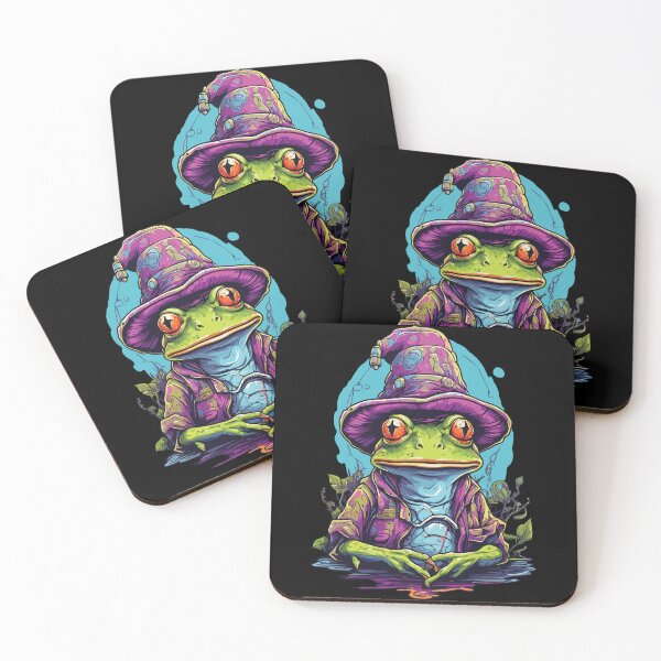 Item preview, Mystical Frog With Magic Hat designed and sold by LuminOrb.