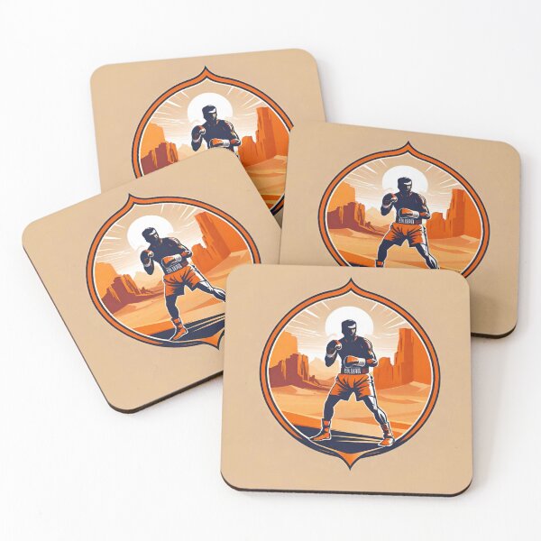 Item preview, Desert Warrior: Boxer in Stance designed and sold by GrizzlyCollective.