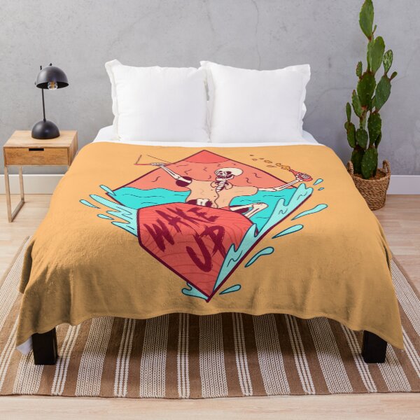 Item preview, Wake Up - Wakeboarding Skeleton designed and sold by DsgnCraft.