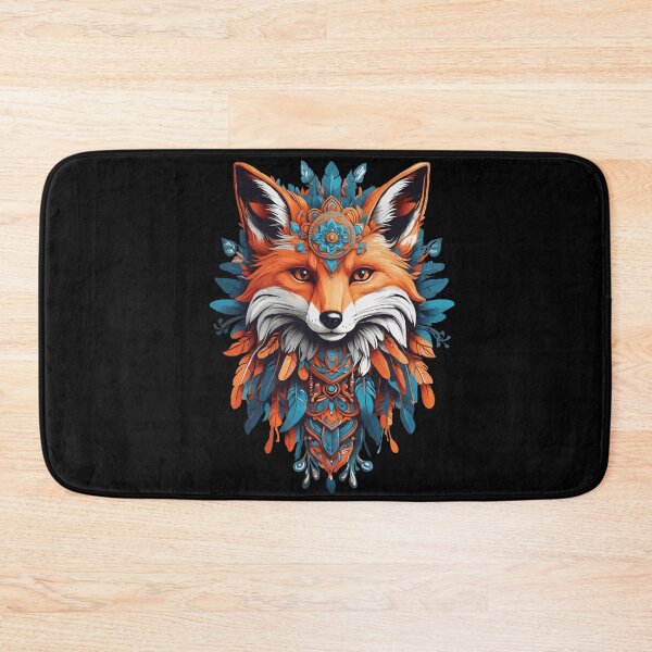 Item preview, Fox Spiritual Mandala Animal Dream Catcher designed and sold by LuminOrb.