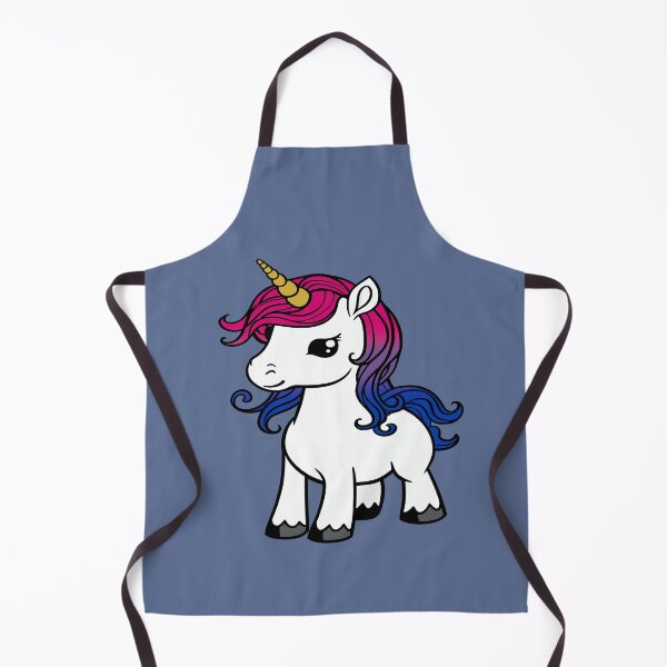 Item preview, Lindo unicornio con bandera del orgullo bisexual, sutil diseño de unicornio bisexual kawaii designed and sold by Travelslightly.